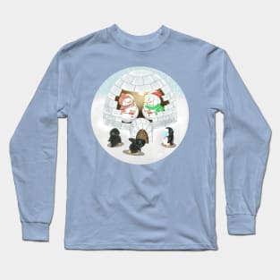 Two Cosy Snowmen Long Sleeve T-Shirt